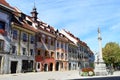 Historic ÃÂ kofja Loka, Slovenia Royalty Free Stock Photo