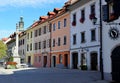 Historic ÃÂ kofja Loka, Slovenia Royalty Free Stock Photo