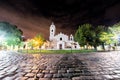 La Recoleta cemetery at night. Buenos Aires, Argentina Royalty Free Stock Photo