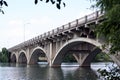 Historic Lamar Bridge in Austin, Texas Royalty Free Stock Photo