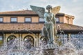 Historic Riviera Angel Fountain- Lake Geneva, WI Royalty Free Stock Photo