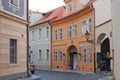 Historic Lanes and Shops near Hradcany Prague Czech Republic