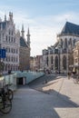 Historic Leuven, Belgium on a Sunny Day