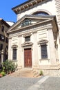 Historic library Biblioteca Ambrosiana in Milan