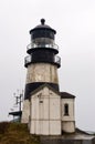 The historic lighthouse at Cape Disappointment State Park in Washington, USA Royalty Free Stock Photo