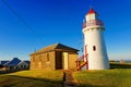 Historic lighthouse and cottage