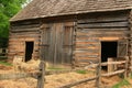 Historic Log Barn Royalty Free Stock Photo