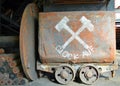 Historic lorry car in a mining operation in Germany