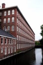 Historic Lowell Mill Building Royalty Free Stock Photo
