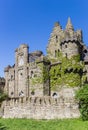 Historic Lowenburg castle in the Bergpark of Kassel