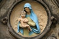 Historic Madonna on the old Prague Cemetery