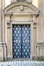 A historic main portal in Mikulov, czech republic