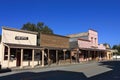 Historic Main Street of San Juan Bautista in Evening Light, California Royalty Free Stock Photo