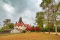 Historic mansion in Batsto Village in Wharton State Forest in Southern New Jersey. United States Royalty Free Stock Photo