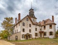 Historic mansion in Batsto Village in Wharton State Forest in Southern New Jersey. United States Royalty Free Stock Photo