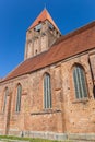 Historic Marienkirche church in the old town of Grimmen