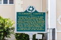 Historic marker for Claiborne County, located in Port Gibson, Mississippi