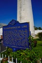 Historic Marker at Fenwick Lighthouse