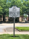 Historic Marker for Fort Hill Home of John C. Calhoun on Campus of Clemson University