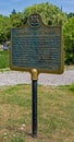 Historic Marker In St. Marys, Ontario