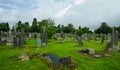 Historic markers in Glasnevin Cemetery in Dublin, Ireland date back to 1832