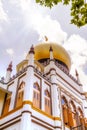 Historic Masjid Sultan Mosque in Singapore Royalty Free Stock Photo