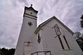 historic masonic hall building in New Glarus WI