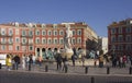 Historic Massena square in Nice