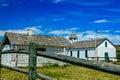 Historic McDougall Church,first in Alberta. Morley,Alberta,Canada