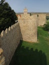 City walls of Avila. Spain. Royalty Free Stock Photo