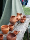 Historic medieval festival, camp Viking Royalty Free Stock Photo