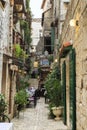 Historic medieval streets of Trogir, Croatia