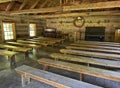 1800 Historic Meeting House Exterior in Spring Mill State Park