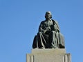 Pedro Calderon de la Barca statue in Zalamela, Badajoz - Spain