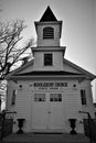 Historic Middlebury Church WI 1848 Royalty Free Stock Photo