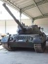 Historic military tank vehicle on display Royal Museum of the Ar