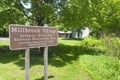 The historic millbrook village new jersey Royalty Free Stock Photo