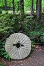 An historic millstone Royalty Free Stock Photo