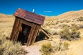 Historic Mining Outhouse in Sierra Nevada Ghost Town