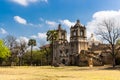 Historic Mission Concepcion , San Antonio Missions National Historical Park Royalty Free Stock Photo