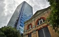 Historic and Modern Building in Auckland, New Zealand Royalty Free Stock Photo