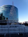 Historic and Modern Buildings along the River Thames in London, United Kingdom