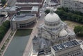 Historic and modern buildings in Boston Mass