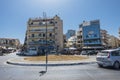 Street and roundabout in Iraklion Royalty Free Stock Photo