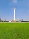 Historic of monumen nasional Indonesia Royalty Free Stock Photo