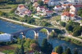 The historic monument of the Arslanagic bridge in Trebinje.