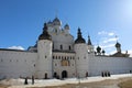 Historic monument Orthodox Church of Rostov city - The Golden Ring travel itinerary Russia sunny day