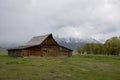 Historic Mormon Row, Grand Teton National Park, Jackson Hole valley, Wyoming, USA Royalty Free Stock Photo