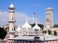 Historic mosque, Masjid Jamek at Kuala Lumpur, Malaysia Royalty Free Stock Photo
