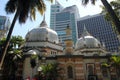 Historic mosque, Masjid Jamek at Kuala Lumpur, Malaysia